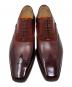 中古・古着 Santoni (サントーニ) Santoni ウィングチップシューズ ワインレッド サイズ:4 1/2：5000円
