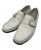 Salvatore Ferragamoサルヴァトーレ フェラガモ）の古着「Salvatore Ferragamo シューズ」｜アイボリー