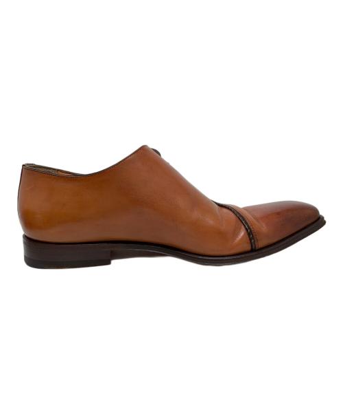 Santoni（サントーニ）Santoni (サントーニ) Santoni ビジネスシューズ ブラウン サイズ:4 1/2の古着・服飾アイテム