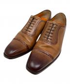 Santoniサントーニ）の古着「Santoni ビジネスシューズ」｜ブラウン