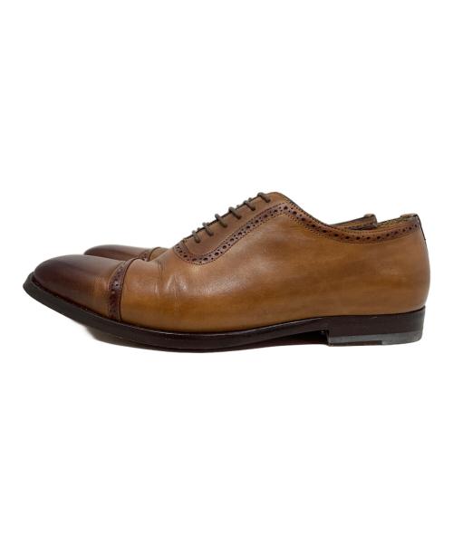 Santoni（サントーニ）Santoni (サントーニ) Santoni ビジネスシューズ ブラウン サイズ:4 1/2の古着・服飾アイテム