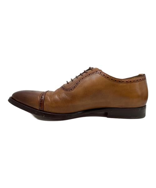 Santoni（サントーニ）Santoni (サントーニ) Santoni ビジネスシューズ ブラウン サイズ:4 1/2の古着・服飾アイテム