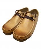 CLARKSクラークス）の古着「CLARKS モカシンシューズ」｜ベージュ