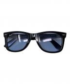 RAY-BANレイバン）の古着「RAY-BAN ORIGINAL WAYFARER CLASSIC レンズブルー サングラス」｜ブラック