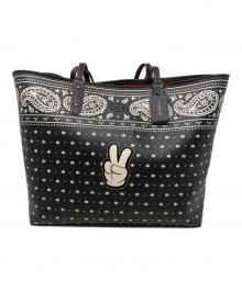 COACH×DISNEY（コーチ×ディズニー）の古着「COACH Disney バッグ」｜ブラック×レッド