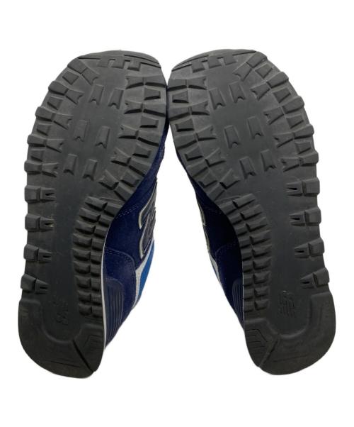 NEW BALANCE（ニューバランス）NEW BALANCE (ニューバランス) NEW BALANCE 574 ローカットスニーカー ブルー×ネイビー サイズ:24.5cmの古着・服飾アイテム