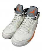 NIKEナイキ）の古着「NIKE Air Jordan 5 ハイカットスニーカー」｜ホワイト