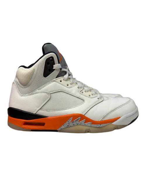 NIKE（ナイキ）NIKE (ナイキ) NIKE Air Jordan 5 ハイカットスニーカー ホワイト サイズ:27.5cmの古着・服飾アイテム