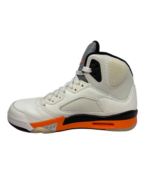 NIKE（ナイキ）NIKE (ナイキ) NIKE Air Jordan 5 ハイカットスニーカー ホワイト サイズ:27.5cmの古着・服飾アイテム