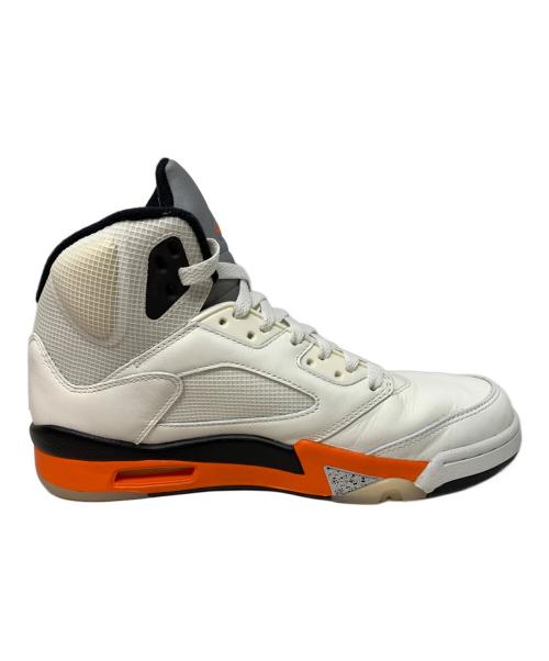 NIKE（ナイキ）NIKE (ナイキ) NIKE Air Jordan 5 ハイカットスニーカー ホワイト サイズ:27.5cmの古着・服飾アイテム