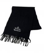 Vivienne Westwoodヴィヴィアンウエストウッド）の古着「Vivienne Westwood マフラー」｜ブラック