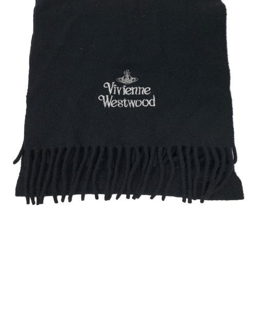 Vivienne Westwood（ヴィヴィアンウエストウッド）Vivienne Westwood (ヴィヴィアンウエストウッド) Vivienne Westwood マフラー ブラックの古着・服飾アイテム