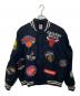NIKE（ナイキ）の古着「NIKE Supreme NBA Teams Warm Up Jacket スタジャン」｜ブラック
