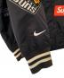 中古・古着 NIKE (ナイキ) Supreme (シュプリーム) NIKE Supreme NBA Teams Warm Up Jacket スタジャン ブラック サイズ:M：35000円
