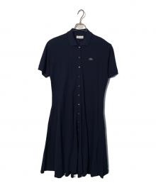 LACOSTE（ラコステ）の古着「LACOSTE ベルトデザインポロドレス」｜ダークネイビー