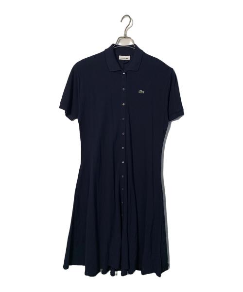LACOSTE（ラコステ）LACOSTE (ラコステ) LACOSTE ベルトデザインポロドレス ダークネイビー サイズ:34の古着・服飾アイテム