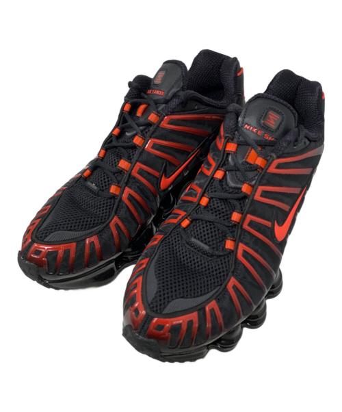 NIKE（ナイキ）NIKE (ナイキ) NIKE SHOX TL スニーカー ブラック×レッド サイズ:28.5cmの古着・服飾アイテム