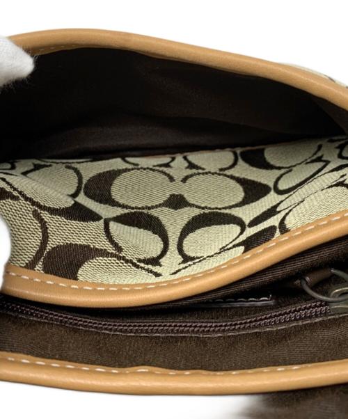 COACH（コーチ）COACH (コーチ) COACH ショルダーバッグ ベージュの古着・服飾アイテム