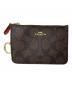 COACH（コーチ）の古着「COACH シグネチャー コインケース」｜ブラウン
