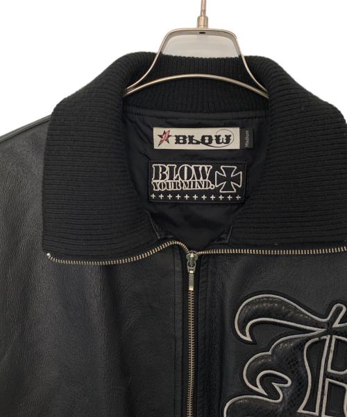 BLOW（ブロ）BLOW (ブロ) BLOW レザージャケット ブラック サイズ:Mの古着・服飾アイテム