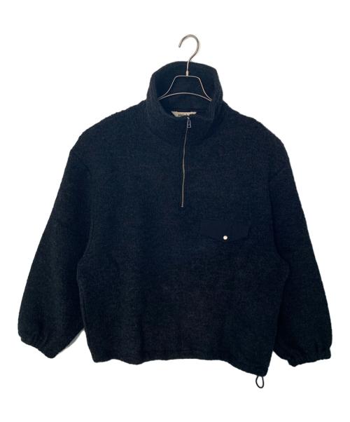 Oblada（オブラダ）oblada (オブラダ) oblada WOOL FLEECE TOPS ブラック サイズ:Freeの古着・服飾アイテム