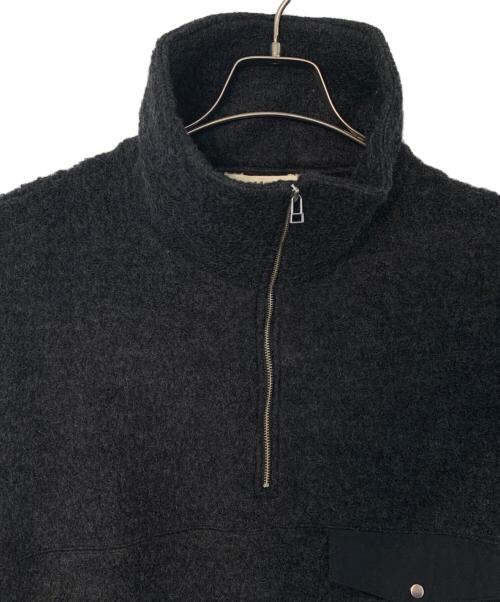 Oblada（オブラダ）oblada (オブラダ) oblada WOOL FLEECE TOPS ブラック サイズ:Freeの古着・服飾アイテム