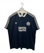 adidasアディダス）の古着「adidas Oasis Tour Jacquard Jersey 半袖カットソー」｜ブラック