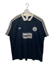 adidas（アディダス）の古着「adidas Oasis Tour Jacquard Jersey 半袖カットソー」｜ブラック
