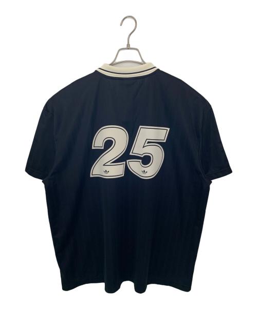 adidas（アディダス）adidas (アディダス) adidas Oasis Tour Jacquard Jersey 半袖カットソー ブラック サイズ:3XLの古着・服飾アイテム