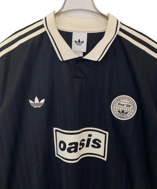 adidas（アディダス）adidas (アディダス) adidas Oasis Tour Jacquard Jersey 半袖カットソー ブラック サイズ:3XLの古着・服飾アイテム