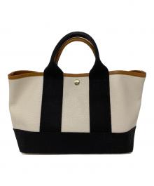 Breath TOPKAPI（ブレス トプカピ）の古着「Breath TOPKAPI ハンドバッグ」｜アイボリー×ブラック×ブラウン
