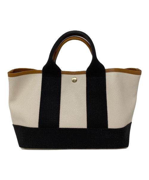 Breath TOPKAPI（ブレス トプカピ）Breath TOPKAPI (ブレス トプカピ) Breath TOPKAPI ハンドバッグ アイボリー×ブラック×ブラウンの古着・服飾アイテム