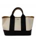 Breath TOPKAPI（ブレス トプカピ）の古着「Breath TOPKAPI ハンドバッグ」｜アイボリー×ブラック×ブラウン