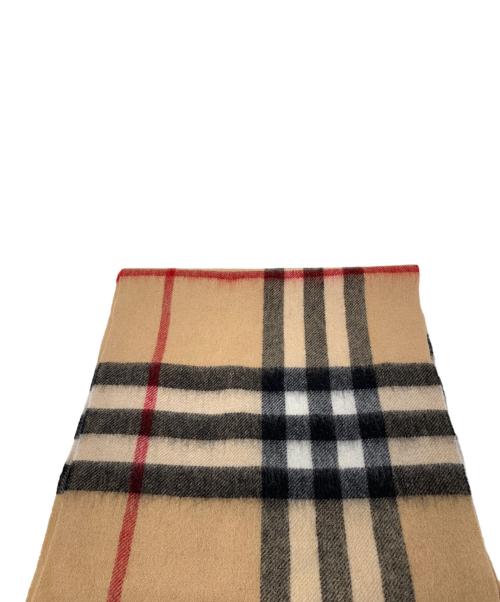 BURBERRY（バーバリー）BURBERRY (バーバリー) BURBERRY マフラー ブラウン×レッド×ブラックの古着・服飾アイテム