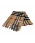 BURBERRY（バーバリー）の古着「BURBERRY マフラー」｜ブラウン×レッド×ブラック