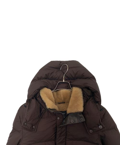 EMMETI（エンメティ）EMMETI (エンメティ) EMMETI BORDEAUX ダウンジャケット ブラウン サイズ:-の古着・服飾アイテム