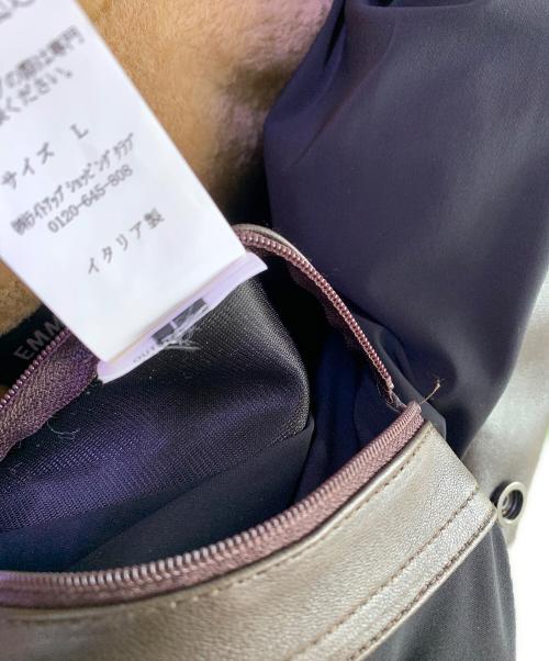 EMMETI（エンメティ）EMMETI (エンメティ) EMMETI BORDEAUX ダウンジャケット ブラウン サイズ:-の古着・服飾アイテム