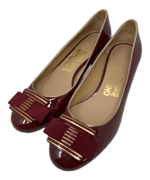 Salvatore Ferragamo（サルヴァトーレ フェラガモ）Salvatore Ferragamo (サルヴァトーレ フェラガモ) Salvatore Ferragamo パンプス レッド サイズ:6の古着・服飾アイテム
