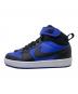 NIKE (ナイキ) NIKE Court Borough Mid 2 ハイカットスニーカー ブルー×ブラック サイズ:23.5cm：4000円