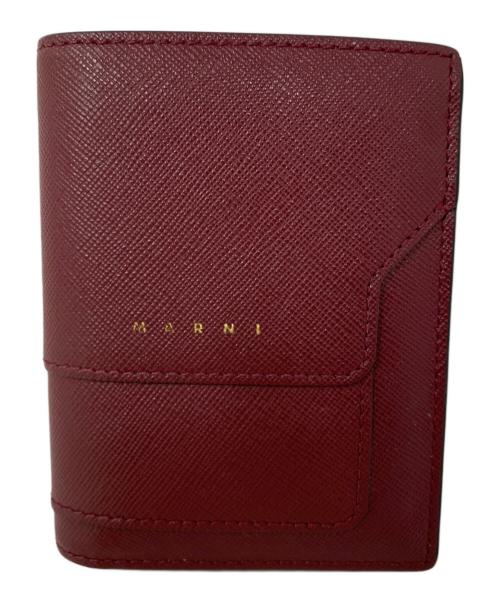 MARNI（マルニ）MARNI (マルニ) MARNI 2つ折り財布 パープルの古着・服飾アイテム