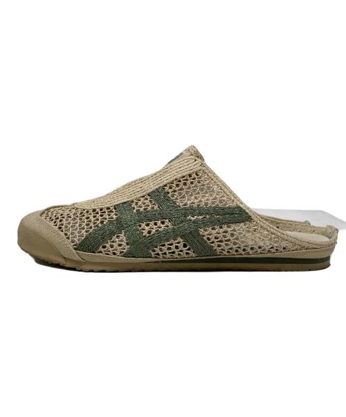 Onitsuka Tiger（オニツカタイガー）Onitsuka Tiger (オニツカタイガー) Onitsuka Tiger MEXICO 66 SABOT サンダル ベージュ×グリーン サイズ:26.5cmの古着・服飾アイテム
