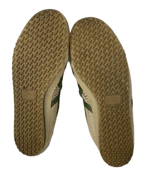 Onitsuka Tiger（オニツカタイガー）Onitsuka Tiger (オニツカタイガー) Onitsuka Tiger MEXICO 66 SABOT サンダル ベージュ×グリーン サイズ:26.5cmの古着・服飾アイテム