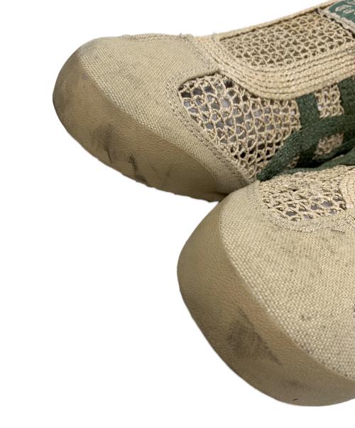 Onitsuka Tiger（オニツカタイガー）Onitsuka Tiger (オニツカタイガー) Onitsuka Tiger MEXICO 66 SABOT サンダル ベージュ×グリーン サイズ:26.5cmの古着・服飾アイテム