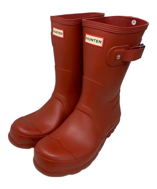 HUNTER（ハンター）HUNTER (ハンター) HUNTER レインブーツ レッド サイズ:25.5cmの古着・服飾アイテム