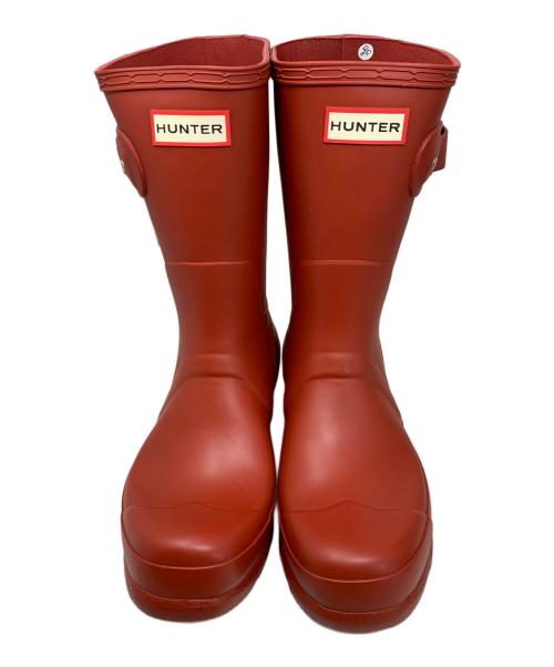 HUNTER（ハンター）HUNTER (ハンター) HUNTER レインブーツ レッド サイズ:25.5cmの古着・服飾アイテム