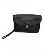 COACHコーチ）の古着「COACH OLD クラッチバッグ」｜ブラック