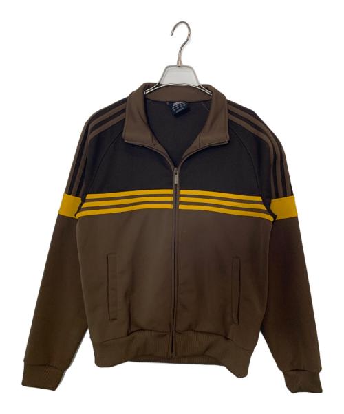 adidas（アディダス）adidas (アディダス) adidas 00S トラックジャケット ブラウン×イエロー サイズ:Mの古着・服飾アイテム
