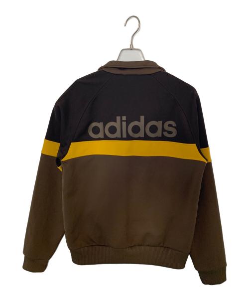 adidas（アディダス）adidas (アディダス) adidas 00S トラックジャケット ブラウン×イエロー サイズ:Mの古着・服飾アイテム