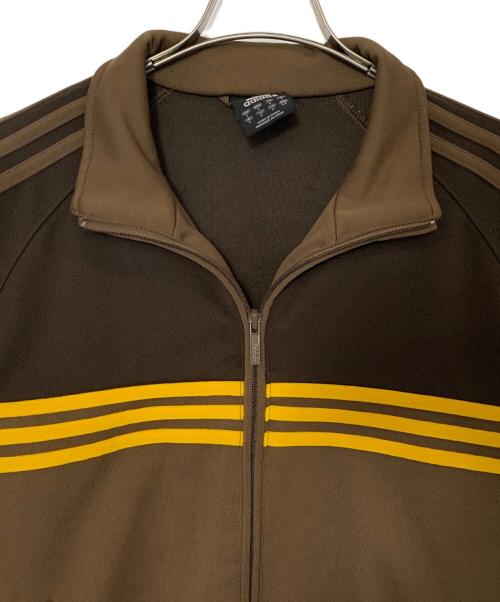 adidas（アディダス）adidas (アディダス) adidas 00S トラックジャケット ブラウン×イエロー サイズ:Mの古着・服飾アイテム