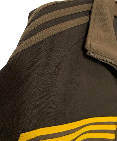 adidas（アディダス）adidas (アディダス) adidas 00S トラックジャケット ブラウン×イエロー サイズ:Mの古着・服飾アイテム
